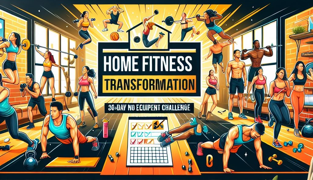Home Fitness Transformation: 30-Day No Equipment Challenge